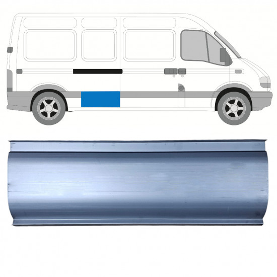 Reparaturni del stranske plošče za Renault Master 1998-2010  / Levo = Desno (simetrično) 11136