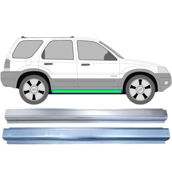 Popravni panel praga in notranjega praga za Ford Maverick 2001-2008 / Levo = Desno (simetrično) / Komplet 14855