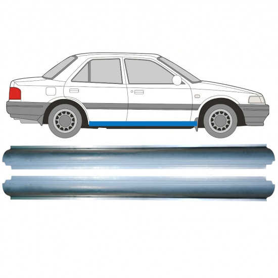 Prag za Mazda 323 BG 1989-1994 / Levo = Desno (simetrično) / Komplet 9877