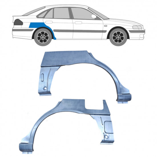 Bok delni za Mazda 626 1997-2002 / Levo+Desno / Komplet 9622