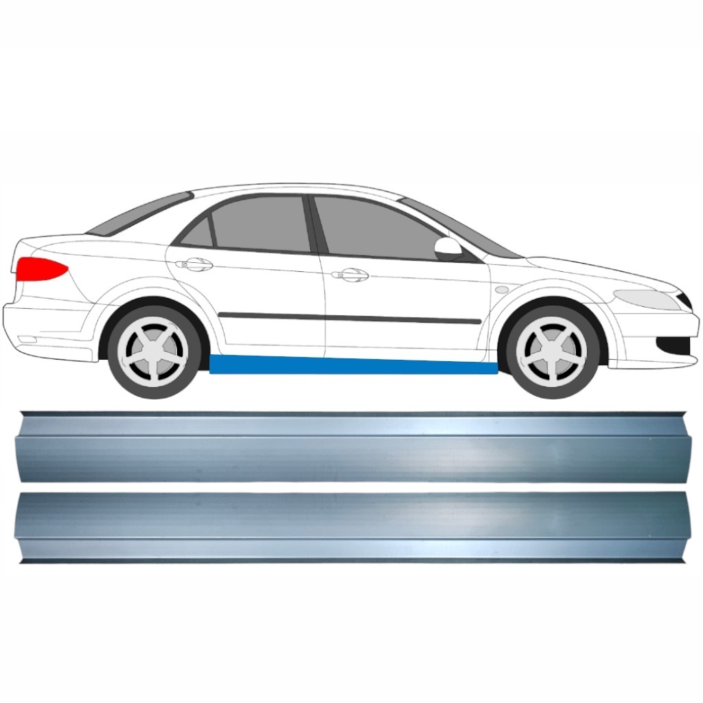 Prag Za Mazda 6 Gg Gy 2002-2007 / Levo = Desno (Simetrično) / Komplet 9557