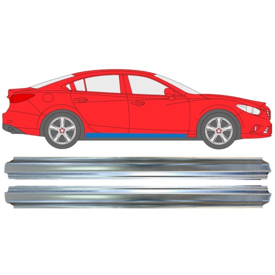 Prag za Mazda 6 2012-2024 / Levo+Desno / Komplet 16348