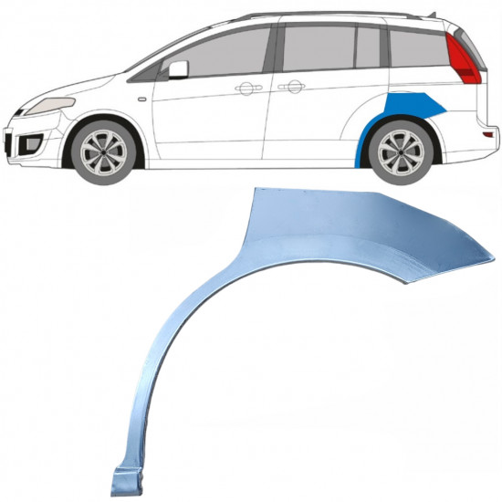 Bok delni za Mazda 5 2005-2010 / Leva 5625