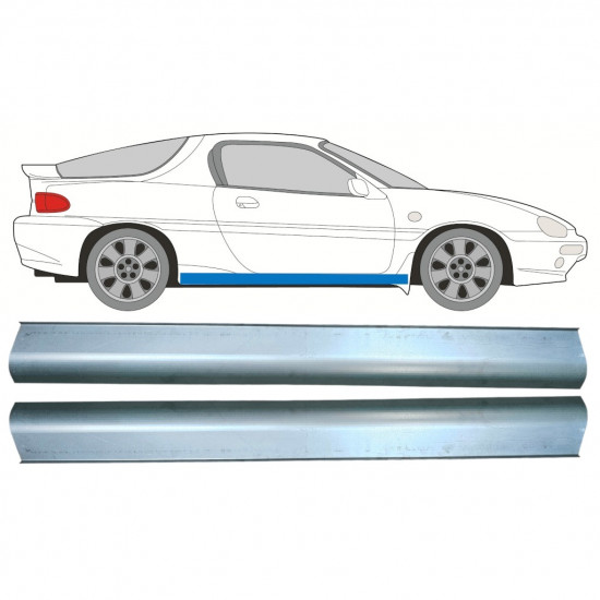 Prag za Mazda Mx-3 1992-1998 / Levo = Desno (simetrično) / Komplet 9501