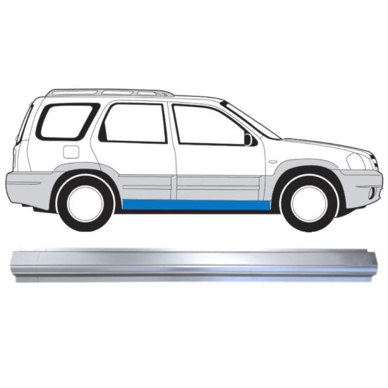 Notranji popravni panel praga za Mazda Tribute 2001-2008 / Levo = Desno (simetrično) 15596