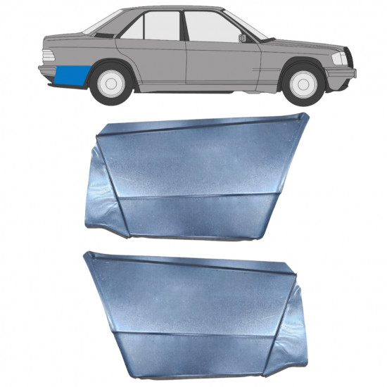 Bok delni za Mercedes 190 1982-1993 / Levo+Desno / Komplet 10974