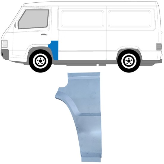 Popravni panel stebrička za Mercedes MB 100 1988-1996 / Leva 16938