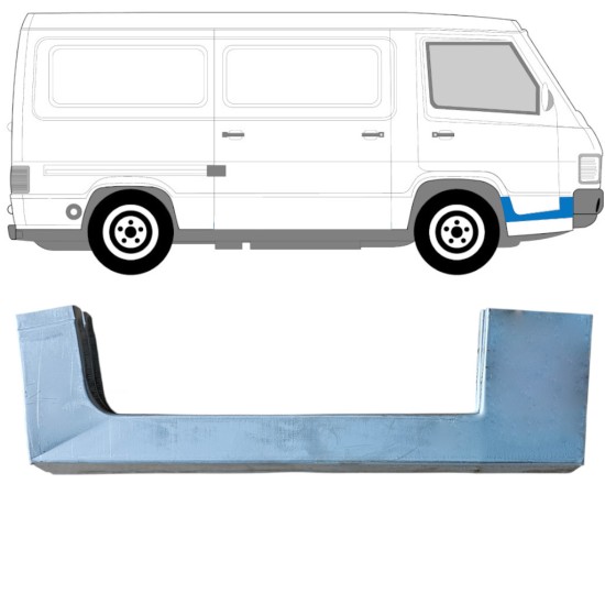 Popravni panel praga sprednjih vrat za Mercedes MB 100 1988-1996 / Desna 16857