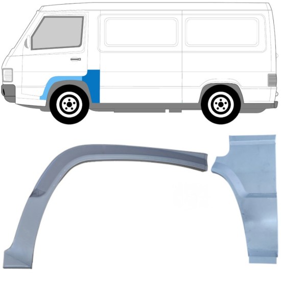 Set popravnih panelov za Mercedes MB 100 1988-1996 / Leva / 16966