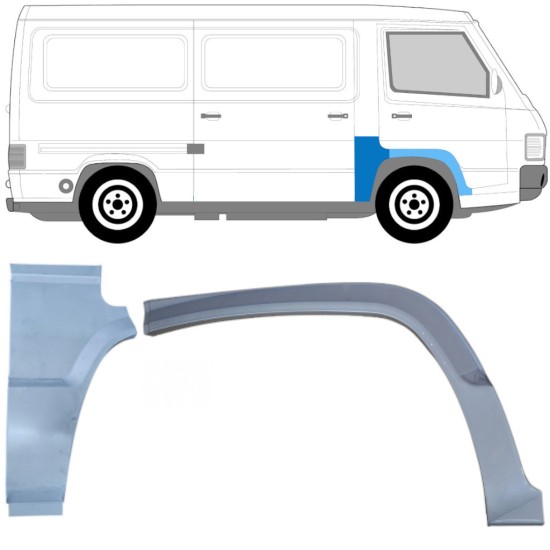 Set popravnih panelov za Mercedes MB 100 1988-1996 / Desna / 16965
