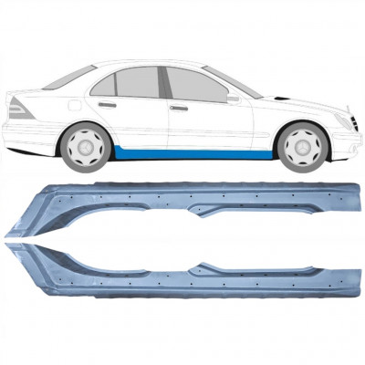 Prag za Mercedes C-class 2000-2007 / Levo+Desno / Komplet 10419