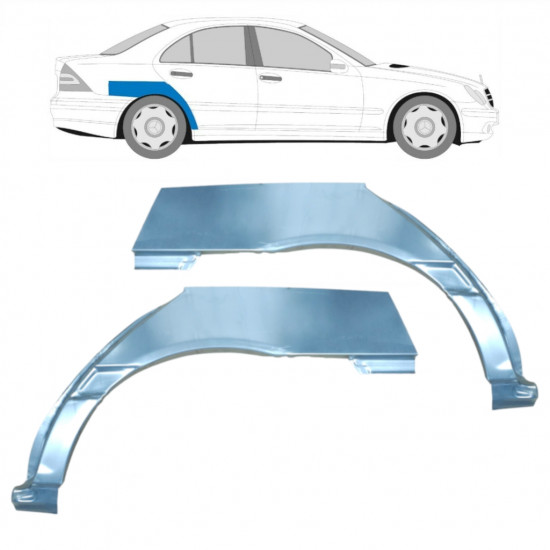 Bok delni za Mercedes C-class 2000-2007 / Levo+Desno / Komplet 9176