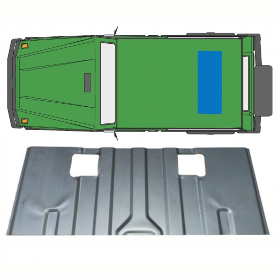 Popravni panel zadnjega dna za Mercedes G-Class 1979- 8385