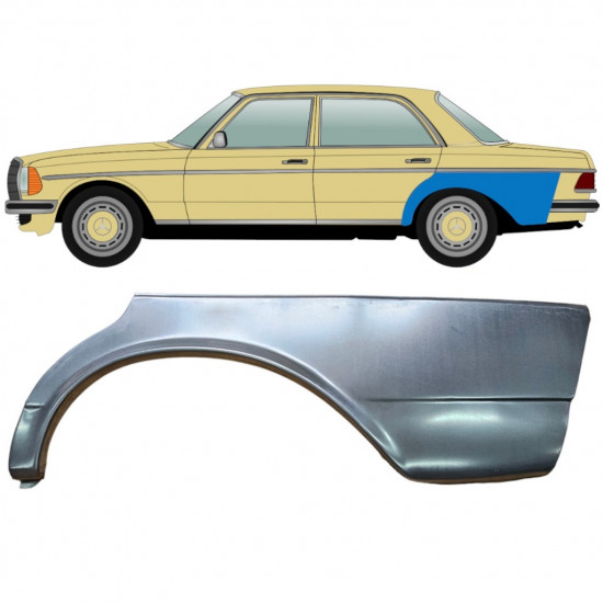 Bok delni za Mercedes W123 1975-1985 / Leva 6767