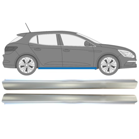 Prag za Renault Megane 2016- / Levo+Desno / Komplet 15009