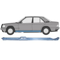 Popravni panel zgornjega praga za Mercedes 190 W201 1982-1993 / Leva 15128