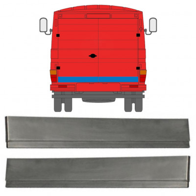 Popravni panel zadnjih vrat za Mercedes 406-608d 1968-1986 / Komplet 11439