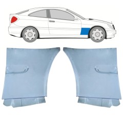 Popravni panel prednjega blatnika za Mercedes CL-Class 203 2000-2008 / Levo+Desno / Komplet 12698