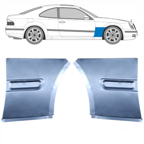 Popravni panel prednjega blatnika za Mercedes CLK 1997-2003 / Komplet 11956