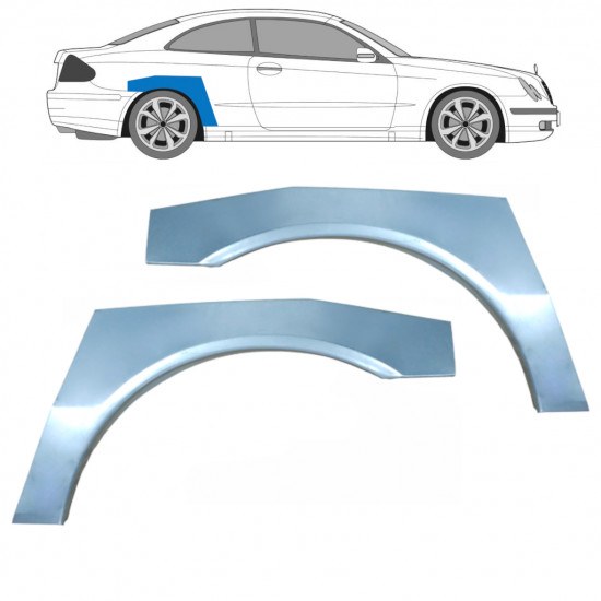 Bok delni za Mercedes CLK 2002-2009 / Levo+Desno / Komplet 9175