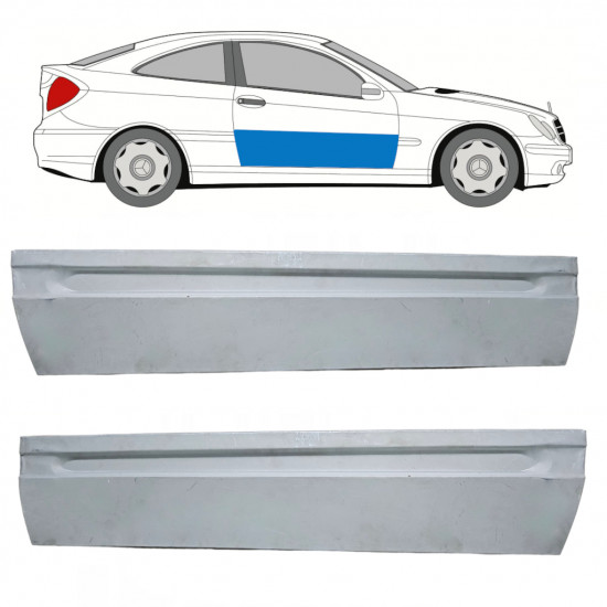 Popravni panel vrat za Mercedes CL203 2000-2008 / Levo+Desno / Komplet 10689