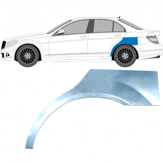 Bok delni za Mercedes C-class 2007-2014 / Leva 5356