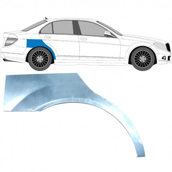 Bok delni za Mercedes C-class 2007-2014 / Desna 5357