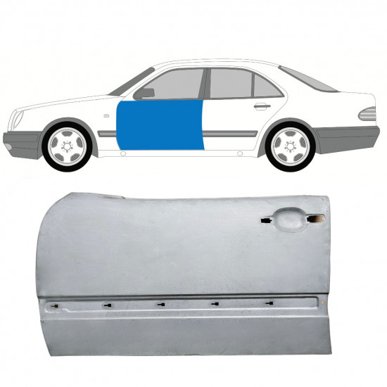 Visoki popravni panel sprednjih vrat za Mercedes E-class 1995-2003 / Leva 8181