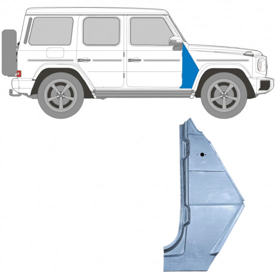 Popravni panel prednjega blatnika za Mercedes G-Class 1979- / Desna 5549