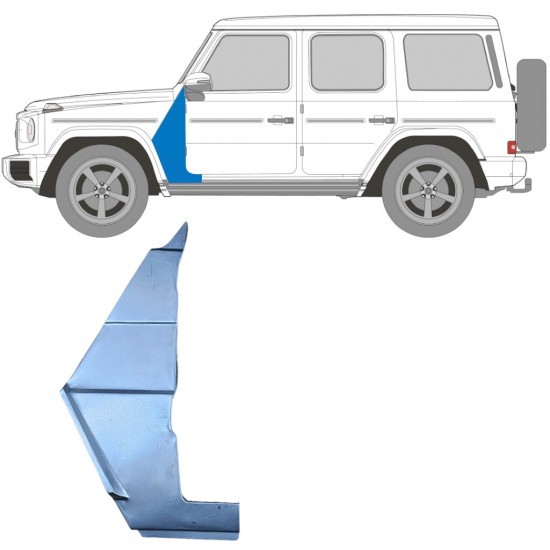 Popravni panel prednjega blatnika za Mercedes G-Class 1979- / Leva 10713