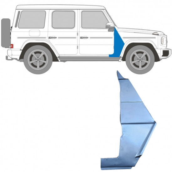 Popravni panel prednjega blatnika za Mercedes G-Class 1979- / Desna 10712