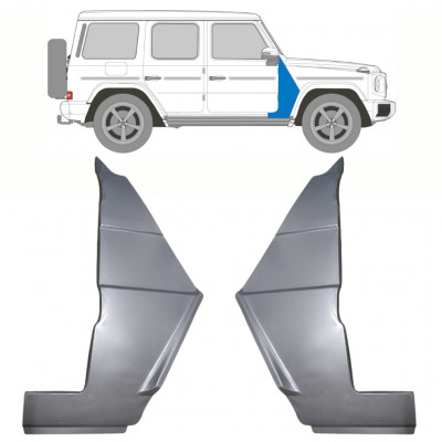 Popravni panel prednjega blatnika za Mercedes G-Class 1979- / Levo+Desno / Komplet 10714