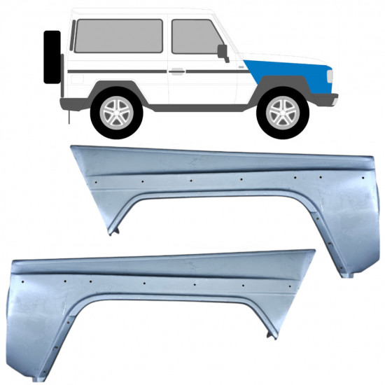 Sprednji blatnik za Mercedes G-Class 1979-1992 / Levo+Desno / Komplet 9182