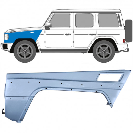 Sprednji blatnik za Mercedes G-Class W463 1997- / Leva 6522