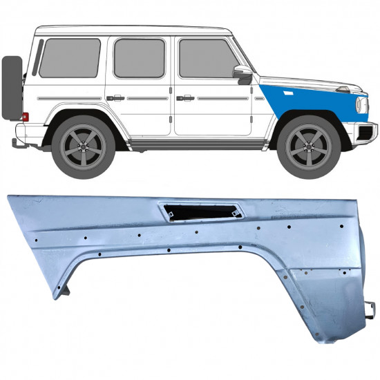 Sprednji blatnik za Mercedes G-Class W463 1997- / Desna 6521