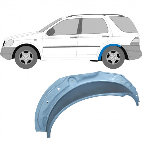 Bok delni notranji za Mercedes M-class 1998-2005 / Leva 5146