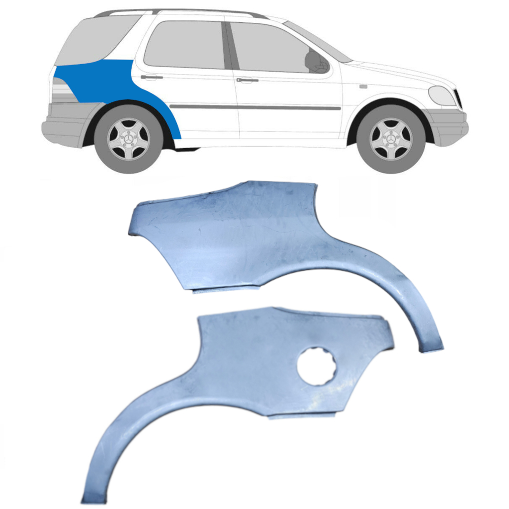 Bok Delni Za Mercedes M-Class Ml W163 1998-2005 / Levo+Desno / Komplet 9217