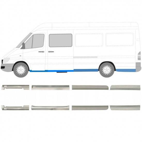 Set popravnih panelov za Mercedes Sprinter 1995- / LWB / Levo+Desno /  6757