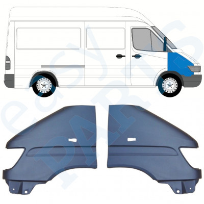 Sprednji blatnik za Mercedes Sprinter 1995-2000 / Levo+Desno / Komplet 9741