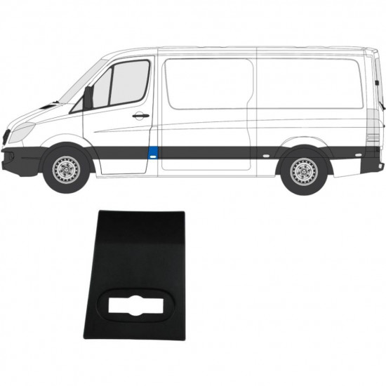 Sprednja stranska obloga za Mercedes Sprinter 2006- / Leva 7224