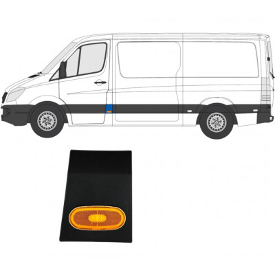 Obloga z lučjo za Mercedes Sprinter 2006- / Leva / Komplet 10684