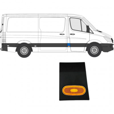 Obloga z lučjo za Mercedes Sprinter 2006- / Desna / Komplet 10683