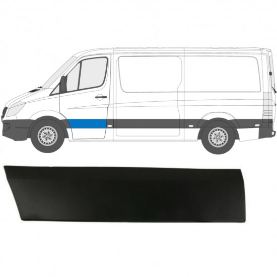 Obloga sprednjih vrat za Mercedes Sprinter 2006- / Leva 7222