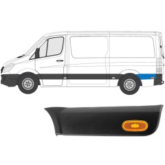 Obloga stranskega dela zadnjega blatnika z lučjo za Mercedes Sprinter 2006-2018 / Leva / Komplet 10685