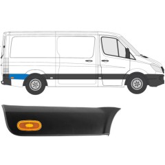 Obloga stranskega dela zadnjega blatnika z lučjo za Mercedes Sprinter 2006-2018 / Desna / Komplet 10686