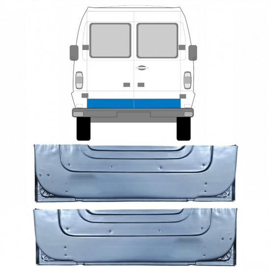 Notranji popravni panel zadnjih vrat za Mercedes T1 1977-1996 / Levo+Desno / Komplet 9568