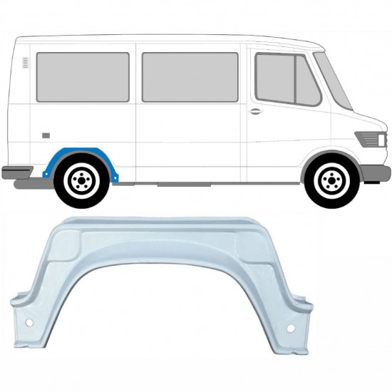 Bok delni notranji za Mercedes T1 1977-1996 / Desna 5219