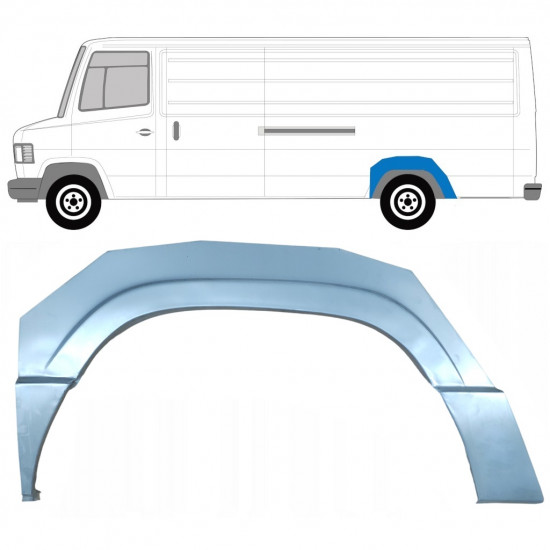 Bok delni za Mercedes T2 1986-1996 / Leva 8021