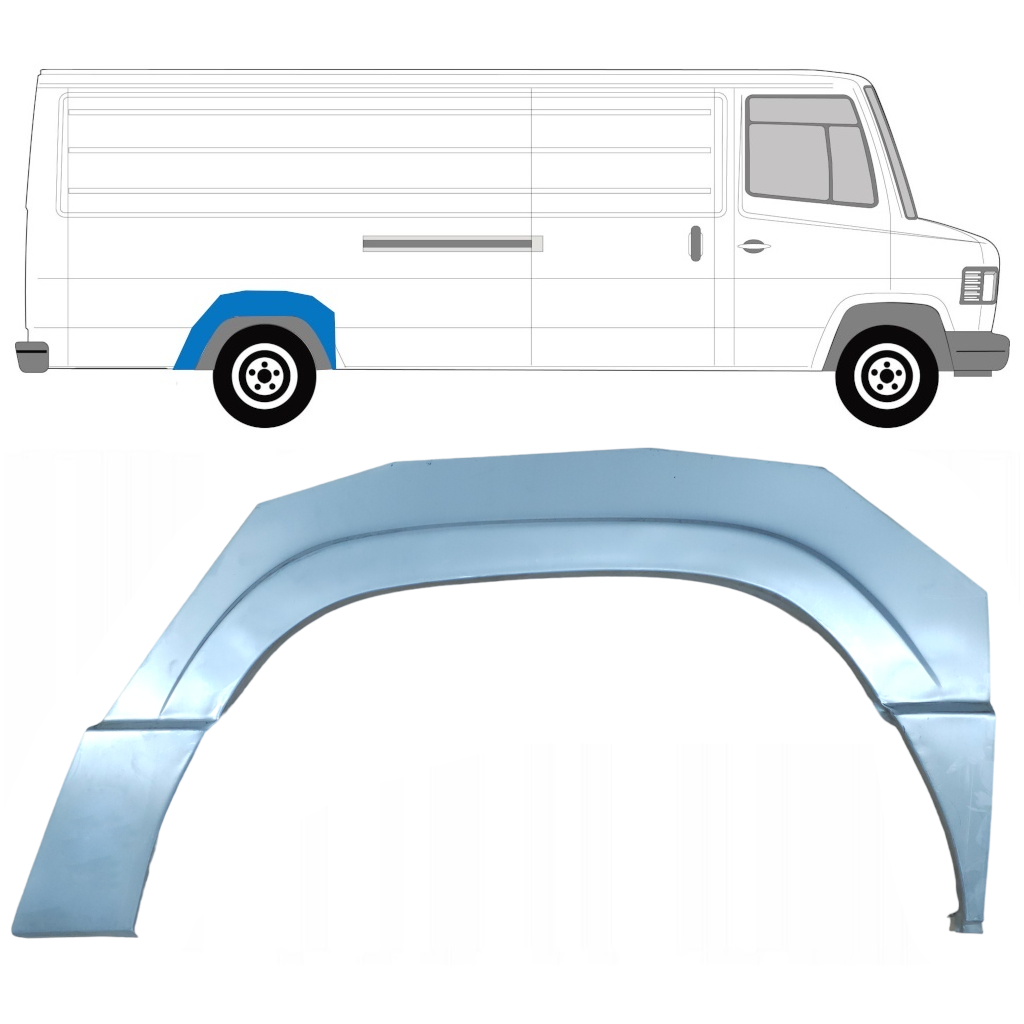 Bok Delni Za Mercedes T2 1986-1996 / Desna 8020