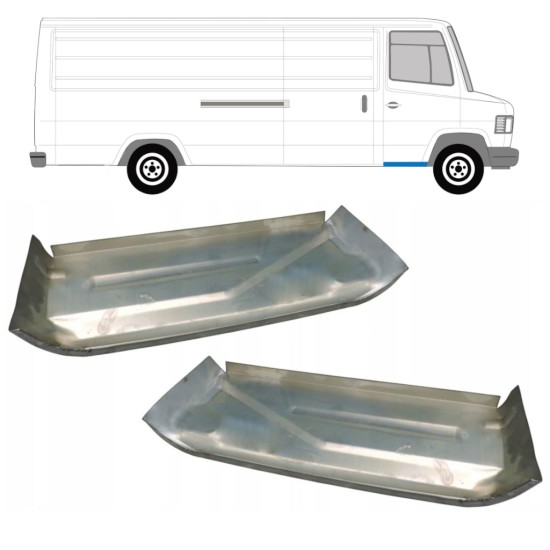 Popravni panel sprednje stopnice za Mercedes T2 1986-1996 / Levo+Desno / Komplet 9796